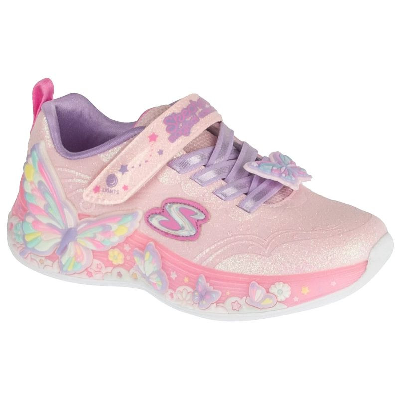 Skechers s-lights: butterfly bliss 303065l-lpmt růžové 31