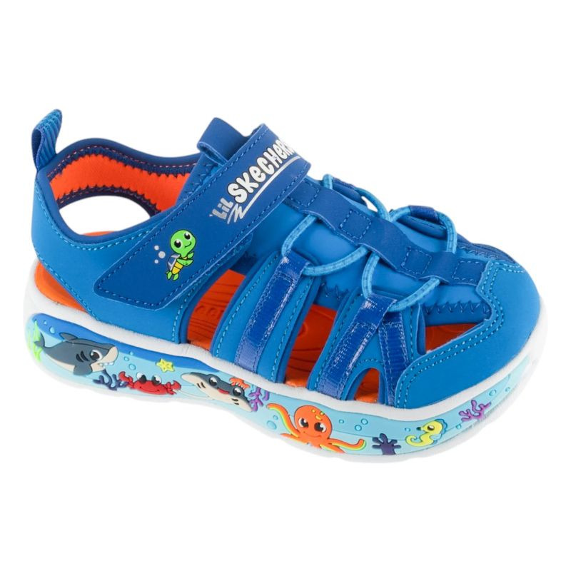Skechers play scene splash 407041n-ltbl modré 22
