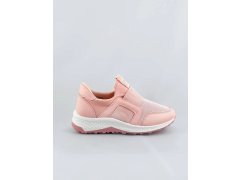 Růžové dámské boty slip-on (C1003)