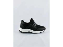 Černé dámské boty slip-on (C1003)