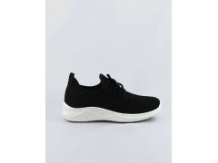 Lehké černé dámské nazouvací tenisky adidasky (YM-147)