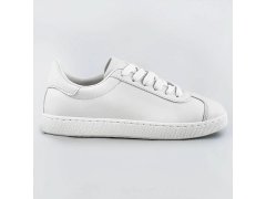 Bílé dámské šněrovací sneakersy (BF-025)
