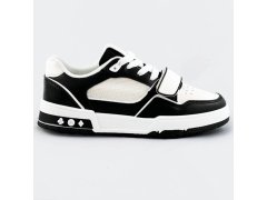 Černo-bílé dámské dvoubarevné tenisky "adidasky" (AD-585)