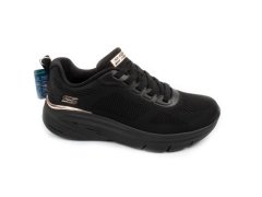 Skechers sportovní boty, dámské tenisky bobs arch fit elev8, černé