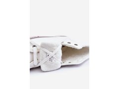 Dámské vysoké zateplené tenisky cross jeans kk2r4044c Bílé