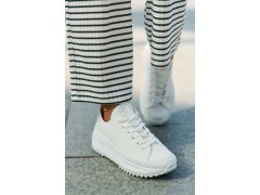 Dámské tenisky s&nbsp;vyšíváním na platformě lee cooper lcw-25-31-3465l Bílé