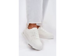 Nízké dámské sneakersy big star rr274a310 hi-poly system Bílé