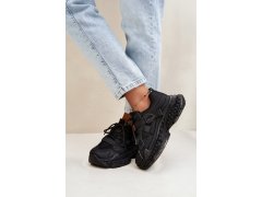 Dámské tenisky s síťovinou a pásky černé Ellery