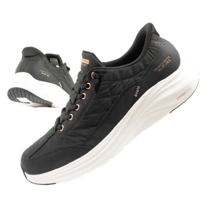 Skechers contour sportovní boty tenisky prošívané slip-ins dámské - Dámské boty Ženytenisky
