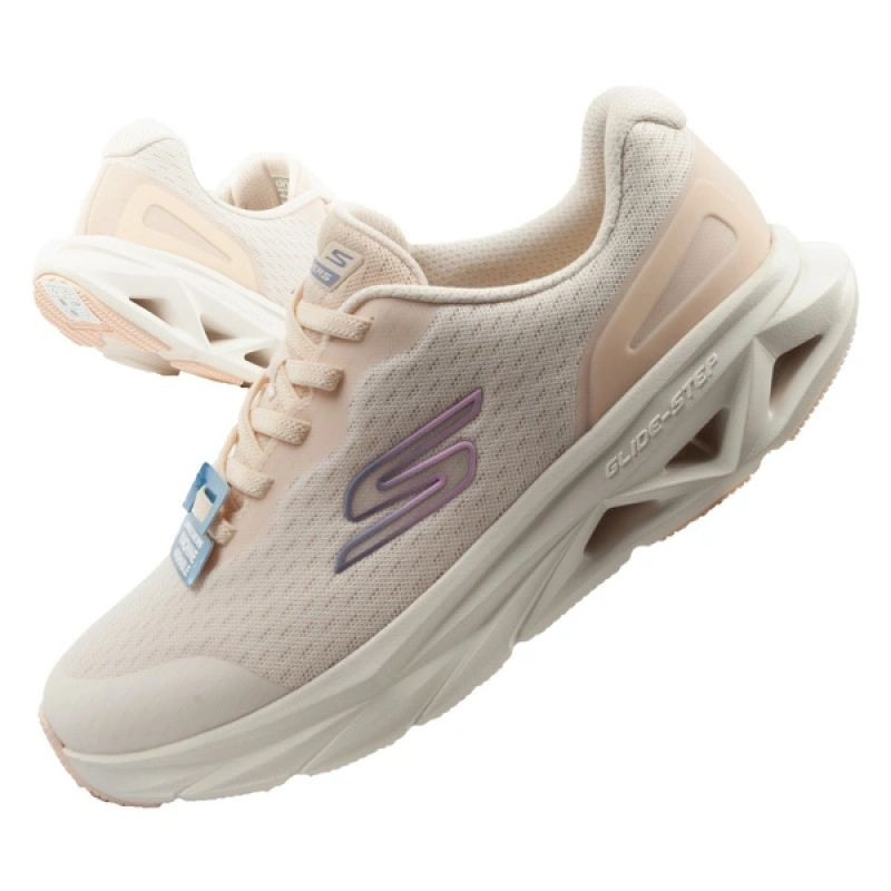Skechers boty tenisky glide-step vortex comfortable ecru dámské - Dámské boty Ženytenisky
