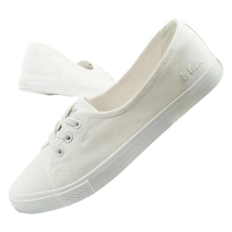 Lee cooper boty tenisky sportovní bílé slip-on ballerina dámské - Dámské boty Ženytenisky