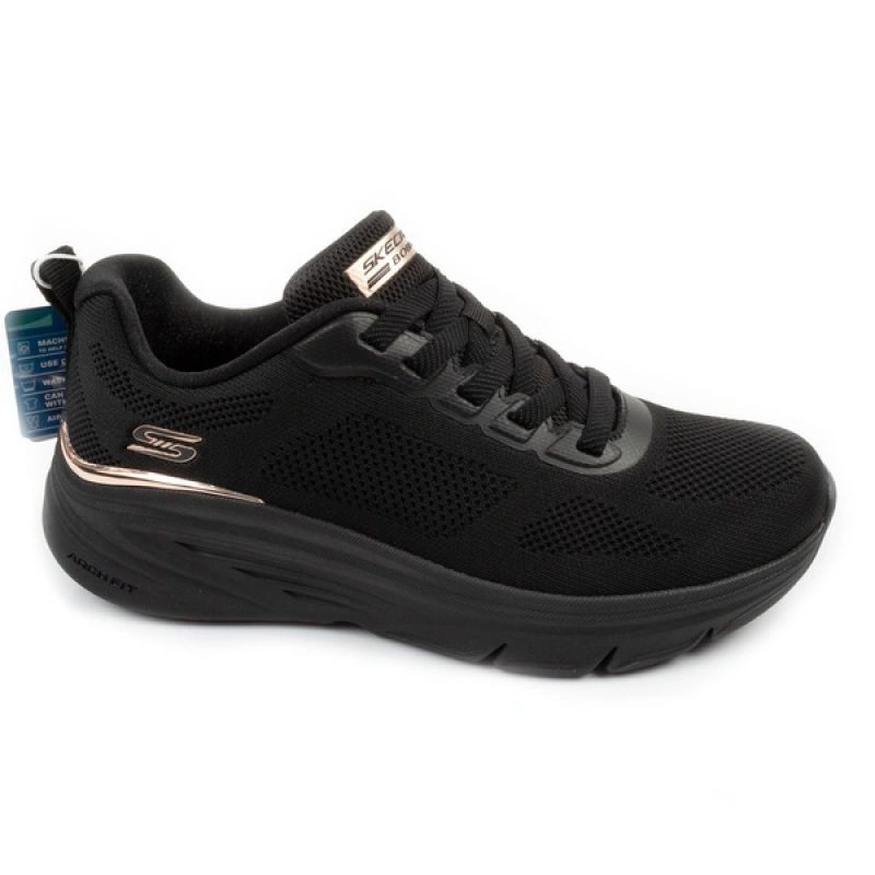 Skechers sportovní boty, dámské tenisky bobs arch fit elev8, černé - Dámské boty Ženytenisky