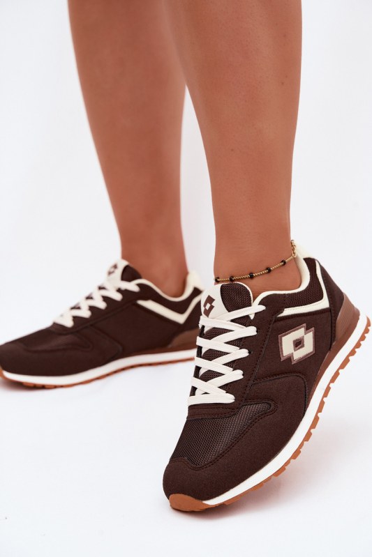 Dámské sneakers lotto 2401850u epican Čokoládové