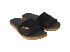 Unisex žabky spin m 11795 bi021 černá s hnědou - Rider