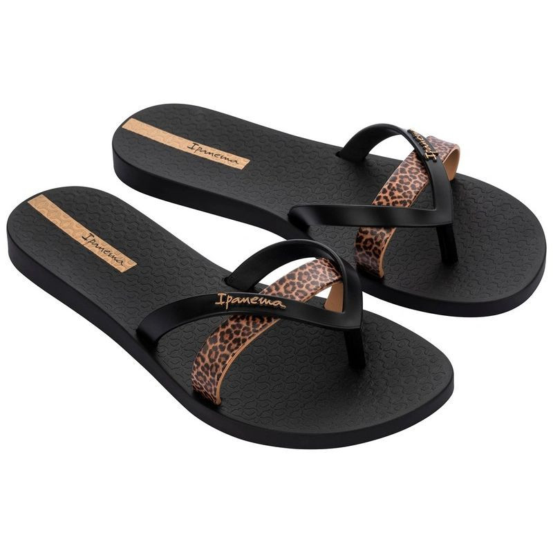 Dámské žabky kirei 83673 černo-hnědé - Ipanema - Dámské boty Ženyžabky