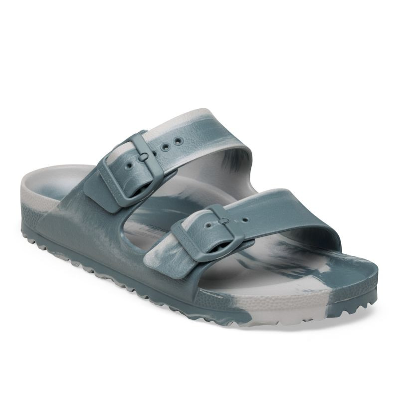 Dámské žabky birkenstock arizona eva 1031331 basalt gray/stone coin multi (úzká šířka)