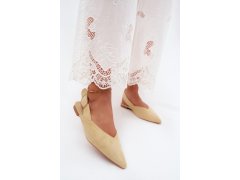Dámské baleríny jh598 tanelia žluté - Seastar