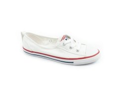 Dámské sportovní boty converse chuck taylor all star ballet lace – bílé baleríny