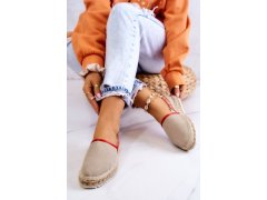 Nazouvací espadrilky big star jj274879 Béžová