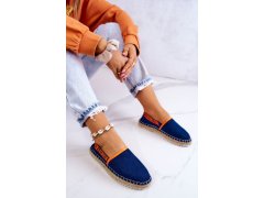 Nazouvací espadrilky big star jj274877 námořnická modrá