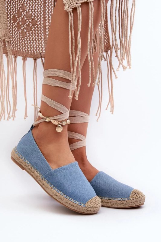 Espadrilky b-727 modré - step in style - Dámské boty espadrilky