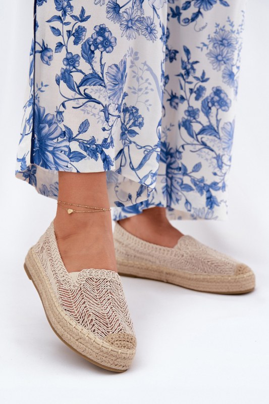 Dámské espadrilky 17392 béžové - Vincenza - Dámské boty espadrilky