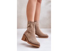Boty na podpatku model 201168 step in style