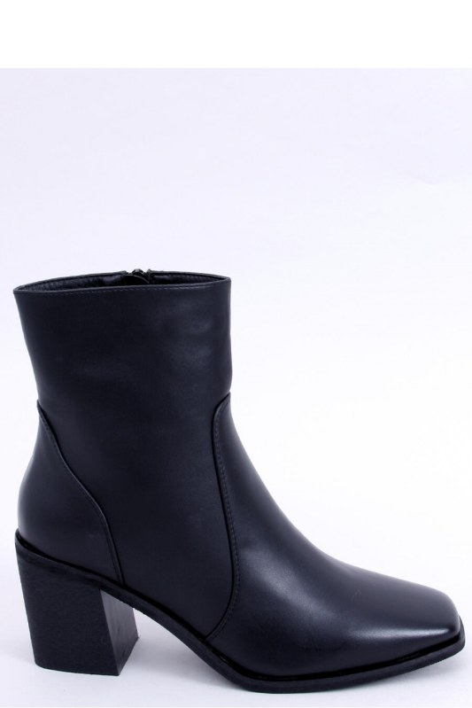 Boty na podpatku model 172879 Inello - Dámské boty kotníkové