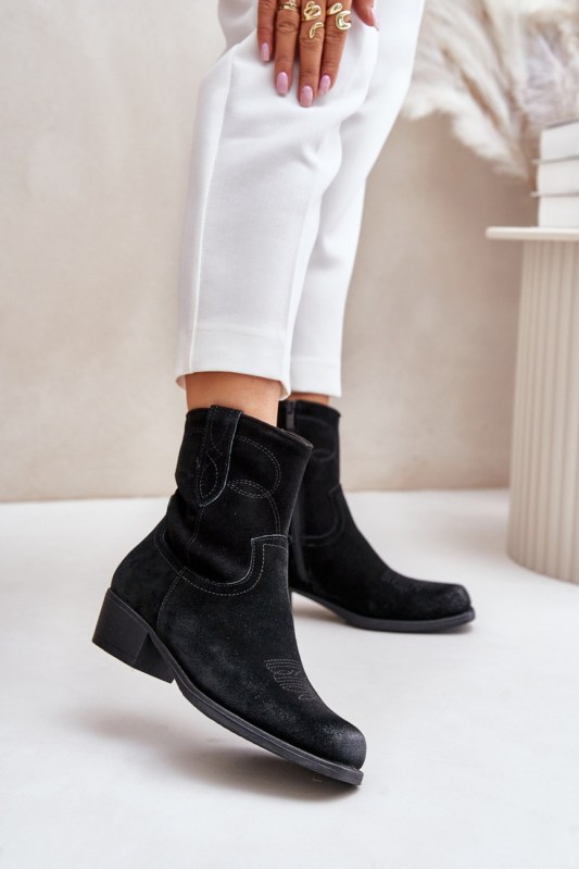 Boty na podpatku model 201694 step in style - Dámské boty kotníkové