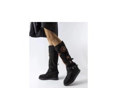 Kozačky na klínech model 205786 Solea