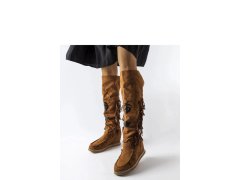 Kozačky na klínech model 205790 Solea