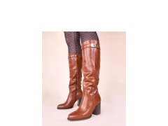 Kozačky na podpatku model 221035 Solea