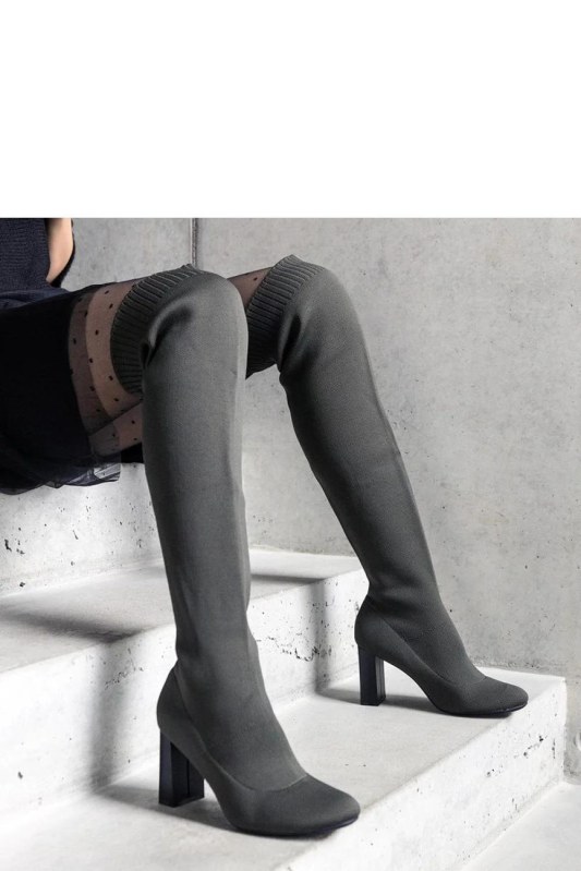 Kozačky na podpatku model 205778 Solea