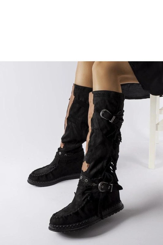 Kozačky na klínech model 205791 Solea