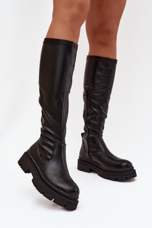 Kozačky na platformě model 217764 step in style