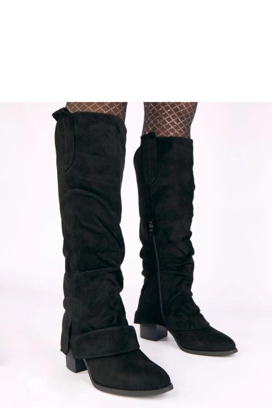 Kozačky na podpatku model 221633 Solea
