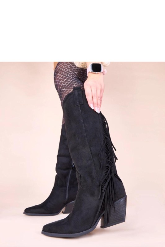 Kozačky na podpatku model 223146 Solea