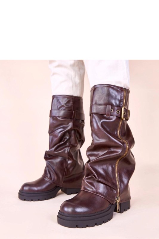 Kozačky na podpatku model 230774 Solea