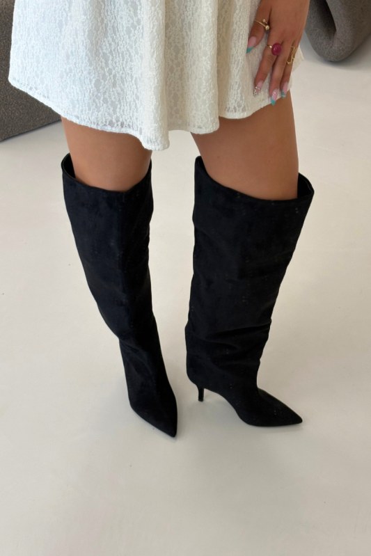 Kozačky na podpatku model 230957 step in style