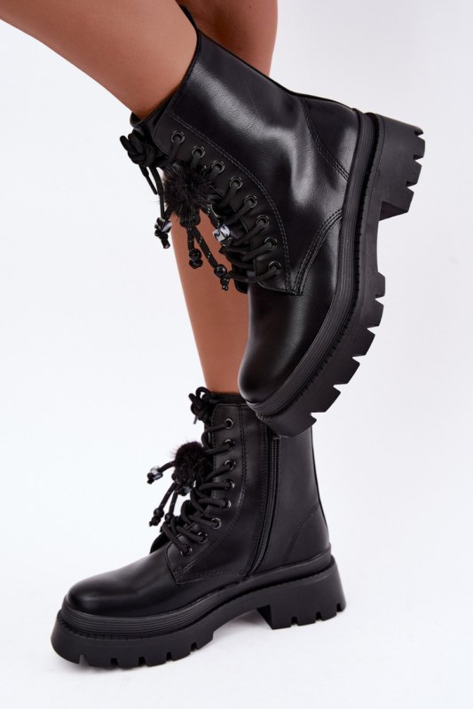 Šněrovací kotníkové boty model 232080 step in style