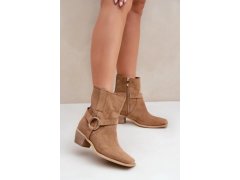 Dámské boty na podpatku na zip model 203875 step in style