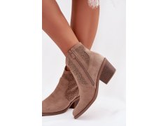 Boty na podpatku model 224428 step in style