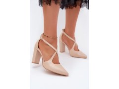 Lodičky na sloupku model 229738 step in style