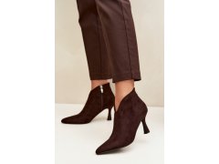 Dámské boty na podpatku na zip model 230933 step in style