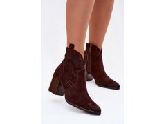 Boty na podpatku model 230940 step in style