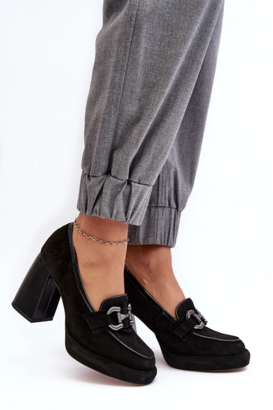 Lodičky na sloupku na platformě model 188521 step in style
