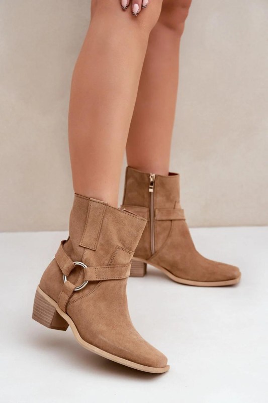 Dámské boty na podpatku na zip model 203875 step in style