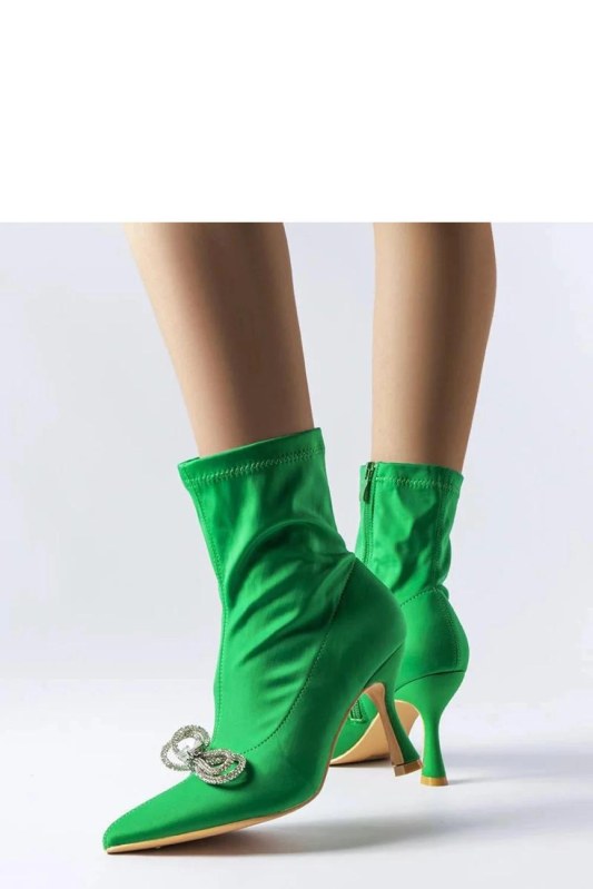Dámské boty na podpatku na zip model 205875 Solea