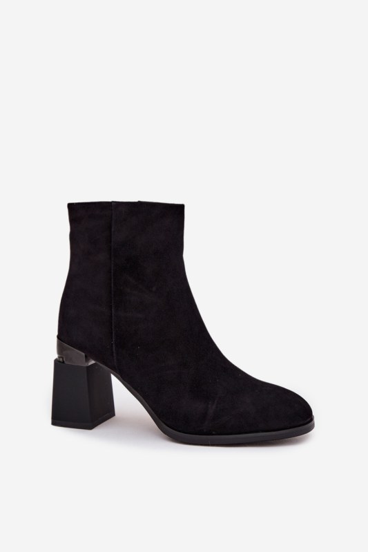 Dámské boty na podpatku na zip model 222952 step in style