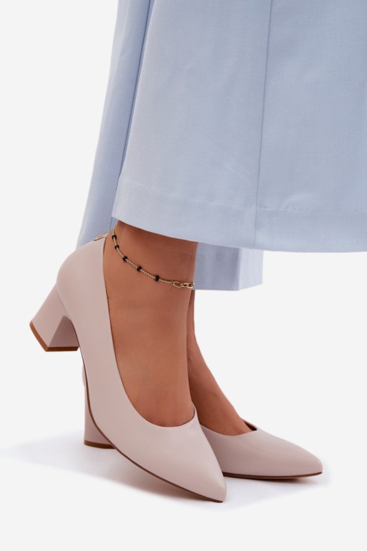 Lodičky na sloupku model 227799 step in style - Dámské boty lodičky